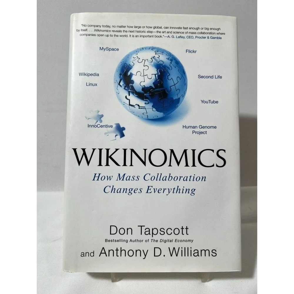 Wikinomics‎ Hardcover Business Strategy Innovation Collaboration Leadership Book